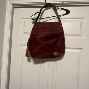 Big Buddha Deep Red Shoulder Bag